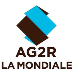 Logo de l'entreprise AG2R la Mondiale, qui a fait confiance à ComColors